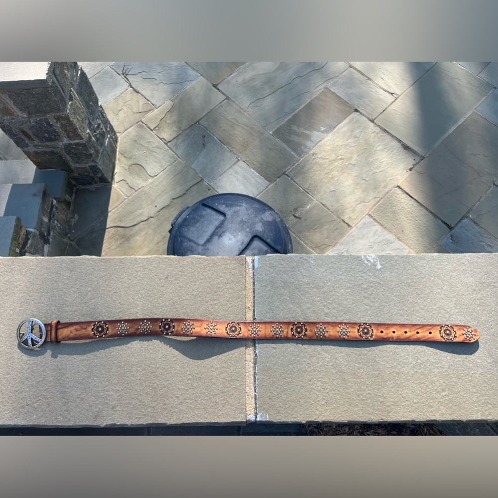 brown belt - hippy style / indie style